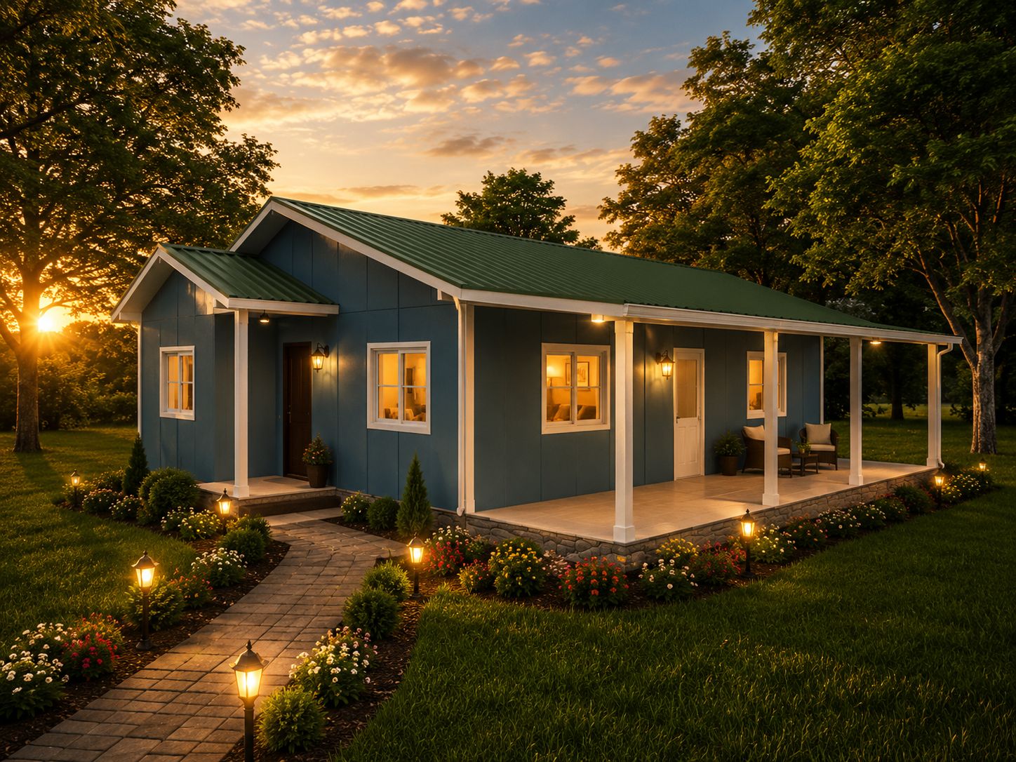 110m² Tek Katlı Prefabrik Ev